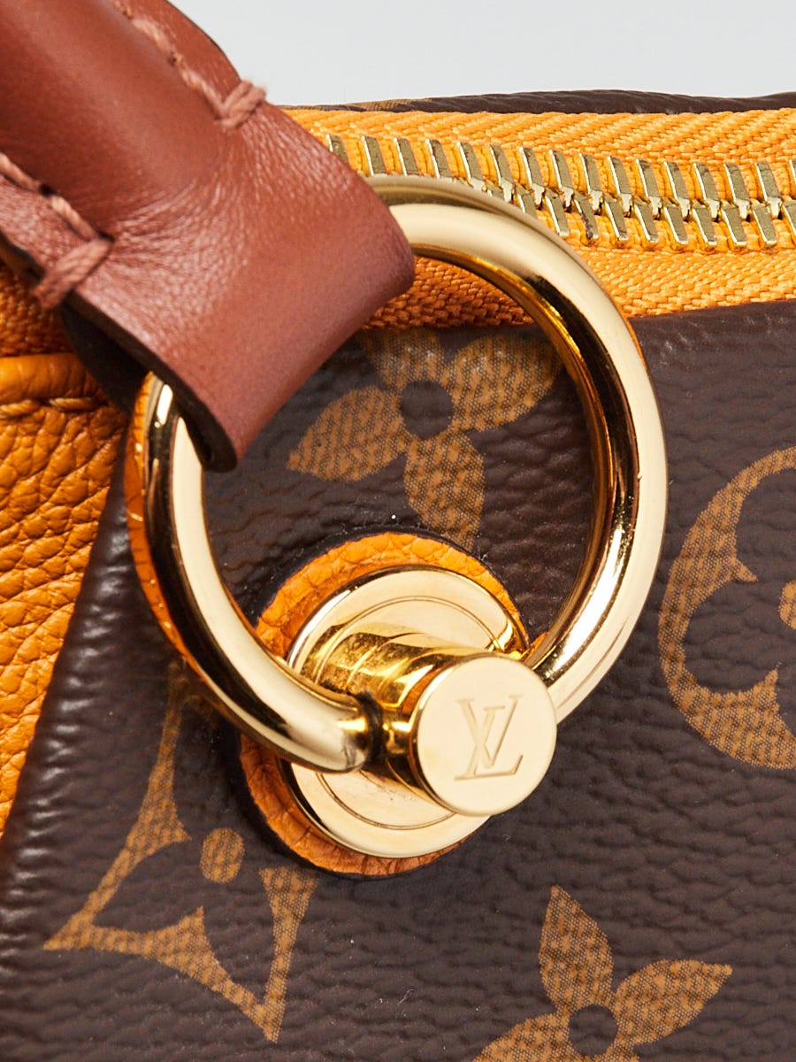 Louis Vuitton Safran Monogram Canvas MM V Tote Bag w/o Strap