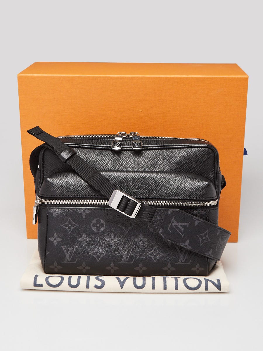 Louis Vuitton Black Monogram Taigarama Canvas Outdoor Messenger