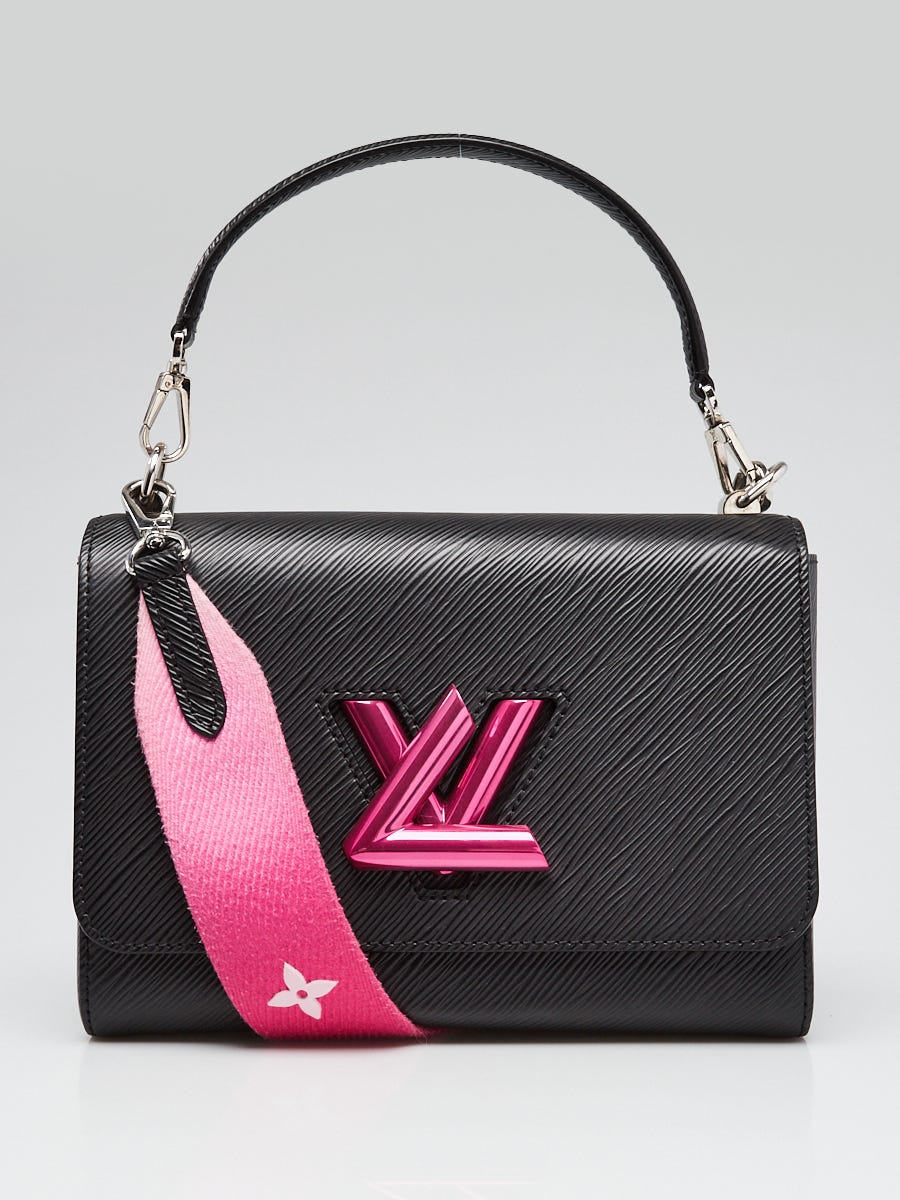 ROSE Louis Vuitton エピレザー バッグ ブラック Louis Vuitton Black Rose Epi Leather Twist MM Bag | Yoogi's Closet