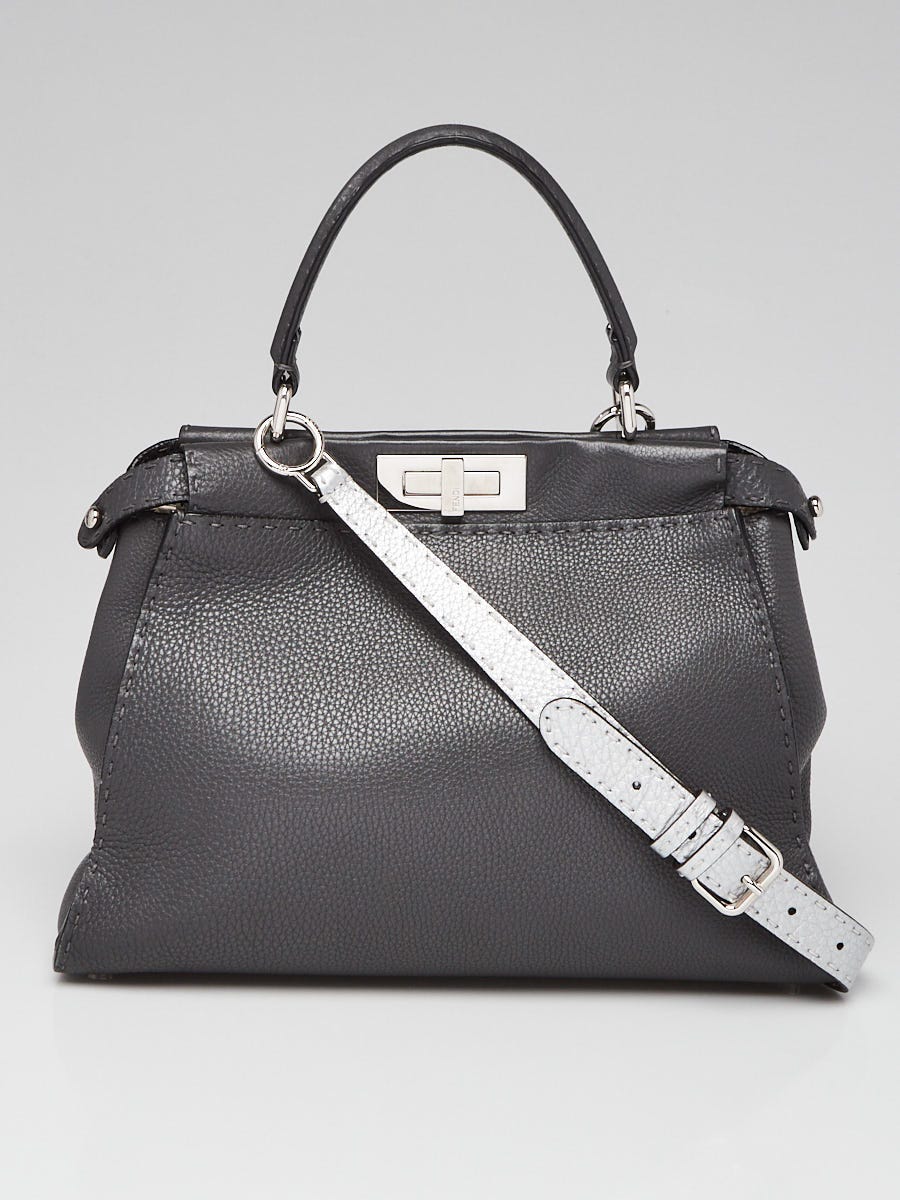 Fendi gray online bag