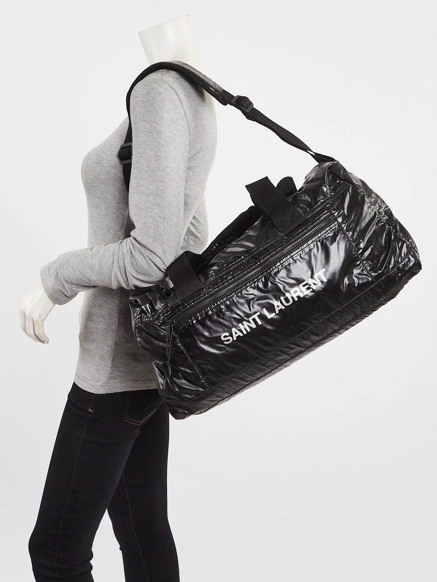 Yves Saint Laurent Black Nylon Nuxx Duffle Bag | Yoogi's Closet