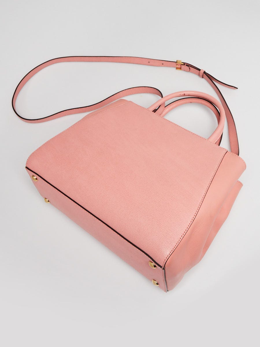 Fendi Pink Leather Petite Sac 2jours Elite Tote Bag 8BH253