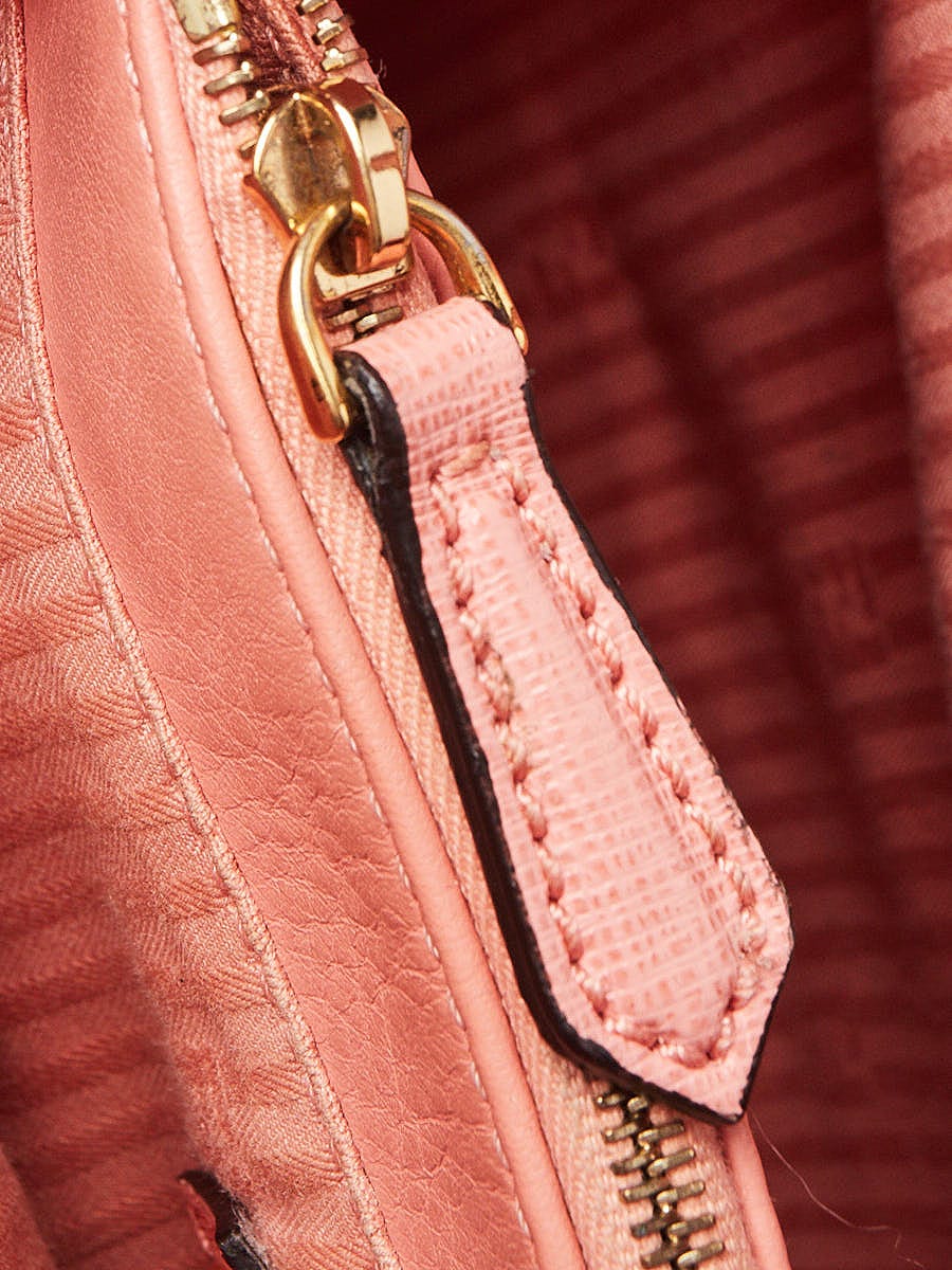 Fendi Pink Leather Petite Sac 2jours Elite Tote Bag 8BH253 Fendi Pink Leather Petite Sac 2jours Elite Tote Bag 8BH253
