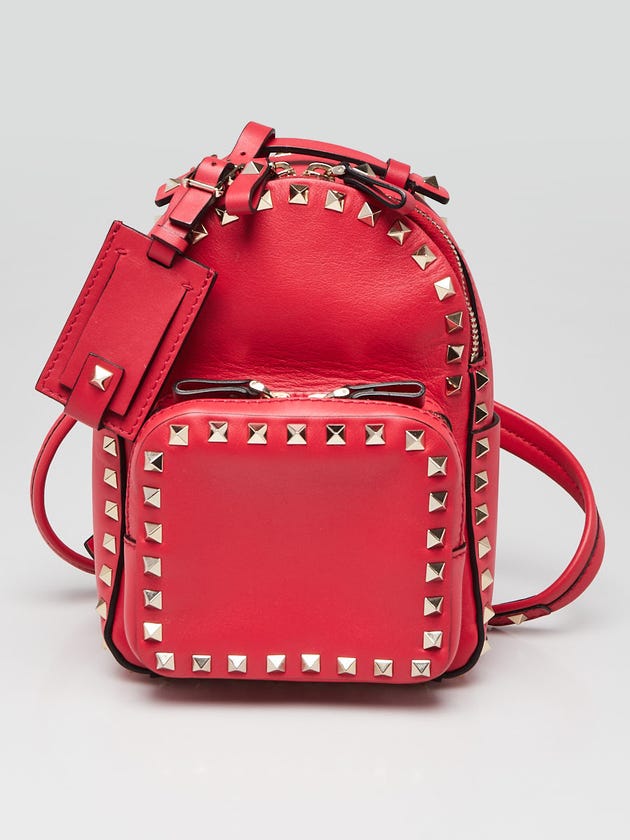 botkier mini valentino backpack Garavani Rockstud Leather Pink Double detachable adjustable shoulder straps Botkier New York Mini Trigger