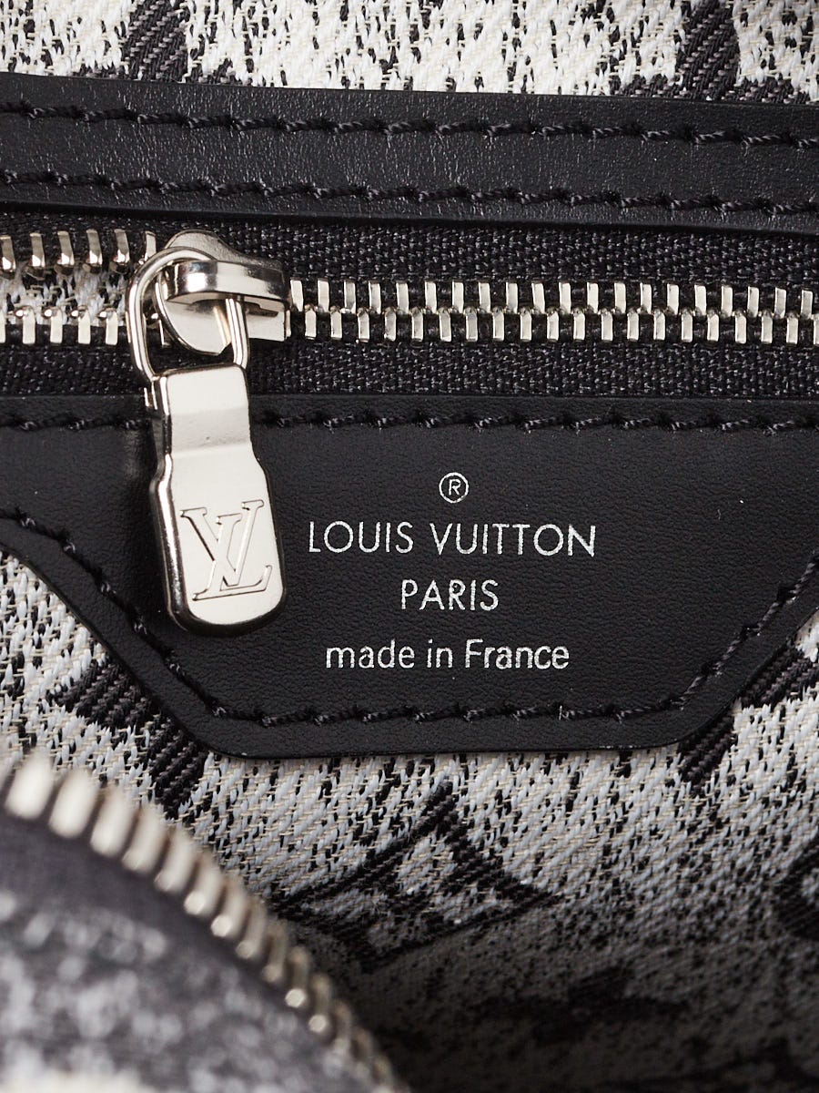 Louis Vuitton Grey/Black Monogram Jacquard Denim Speedy