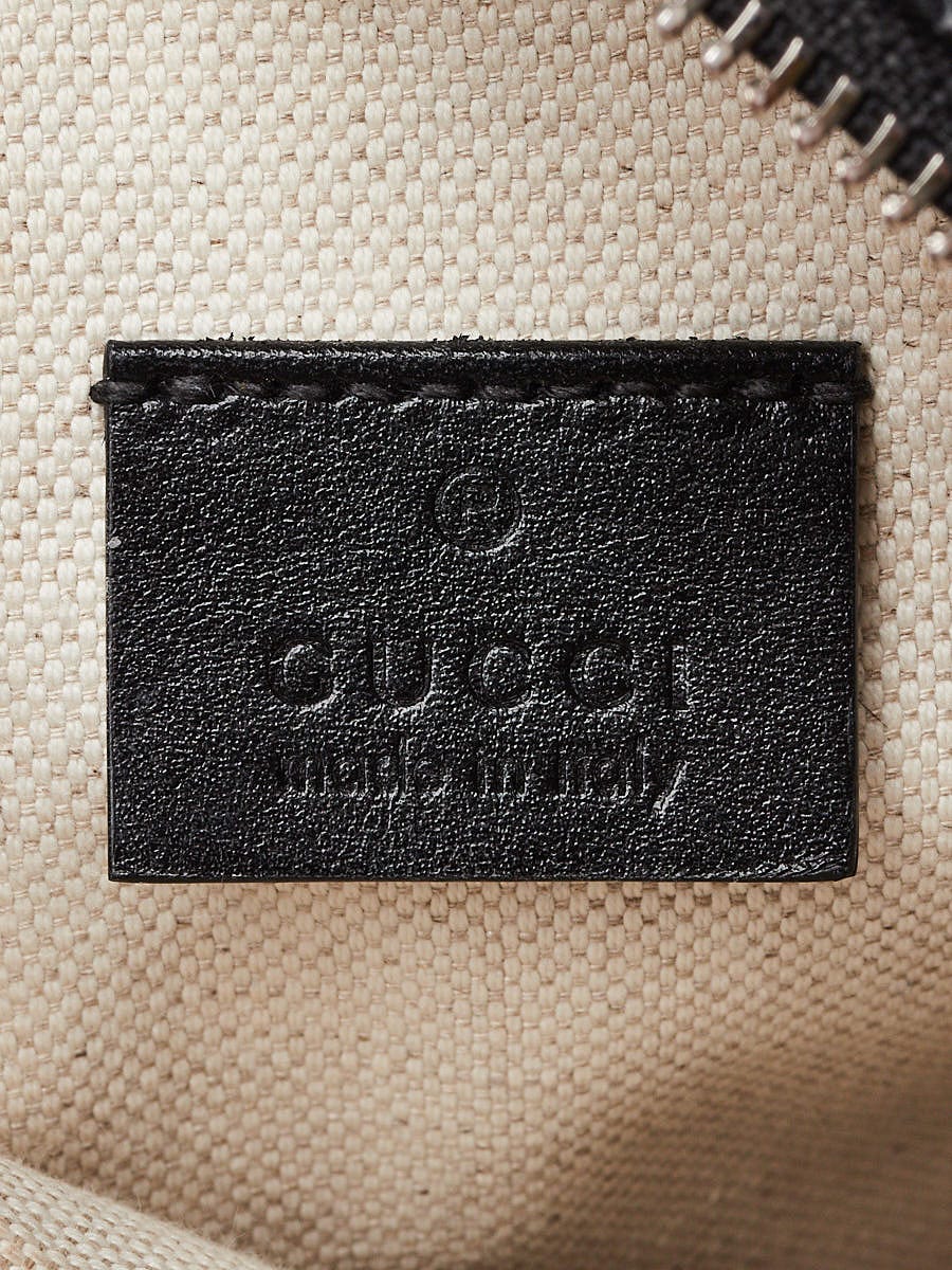 GUCCI＊Mini embossed GG shoulder ショルダーバッグ＊送料込 Gucci Black Embossed Perforated Leather GG Top Handle Mini