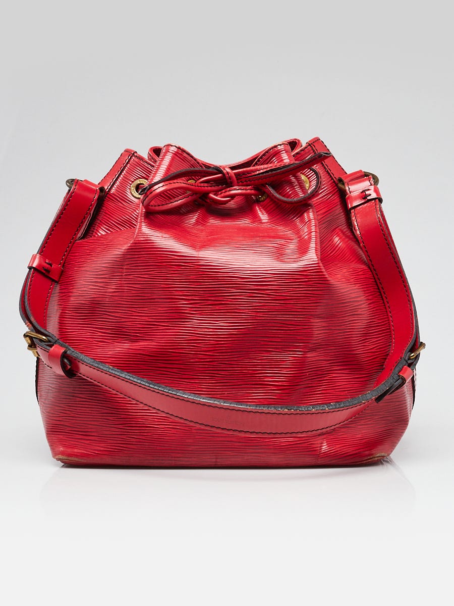 Louis Vuitton Red Epi Leather Petite Noe Bag Yoogi s Closet