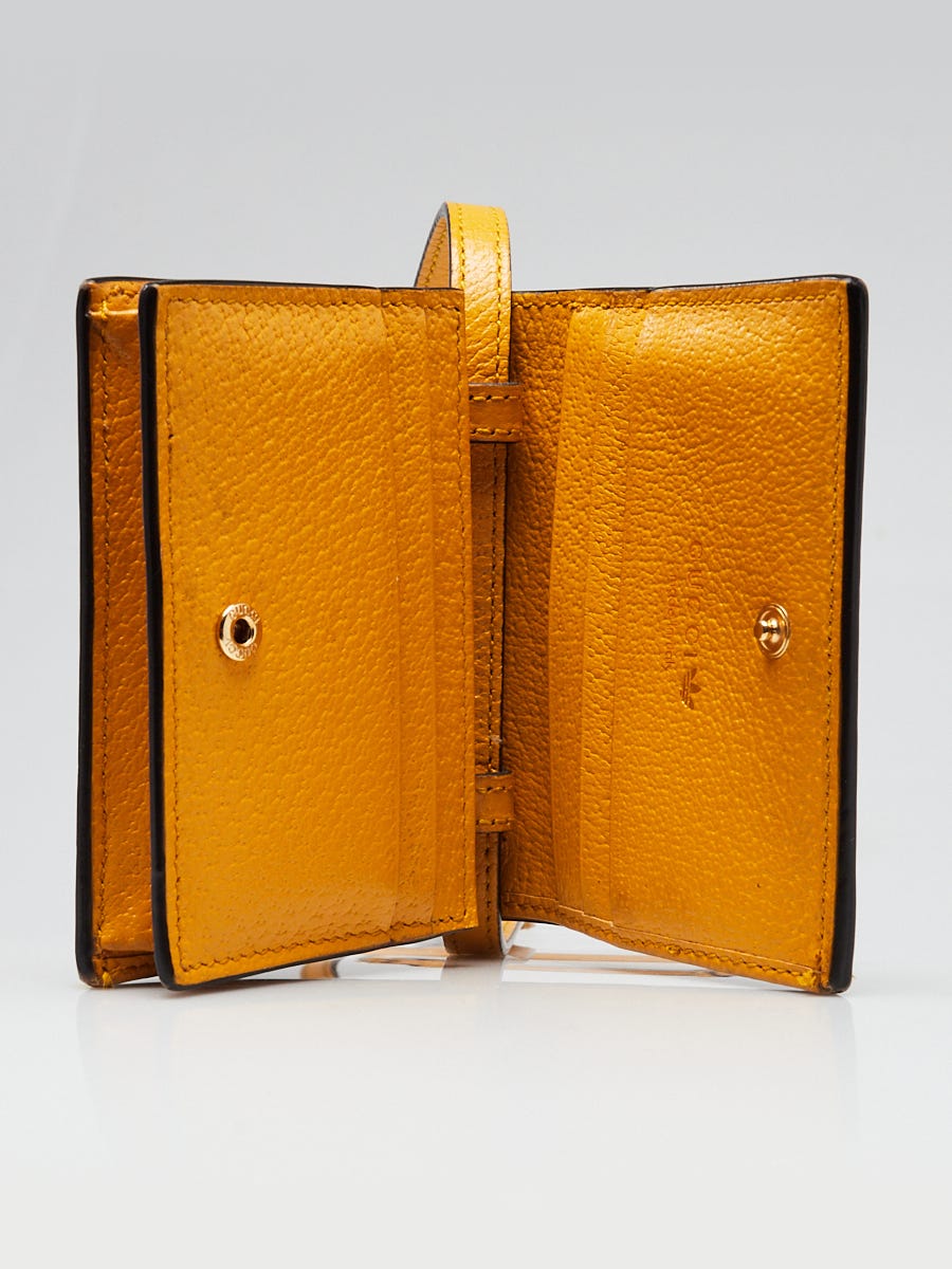 Gucci x Adidas Yellow/Black Leather 1955 Horsebit Card
