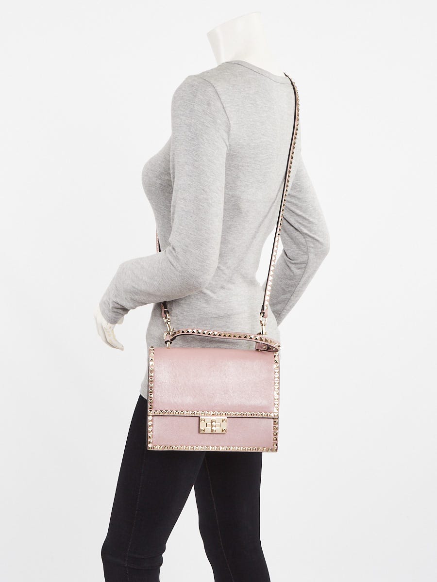 Valentino Pink Pebbled Leather No Limit Crossbody Bag Yoogi s Closet