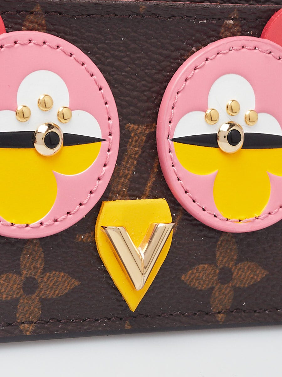 Louis Vuitton Monogram Canvas Owl Card Holder | Yoogi's Closet