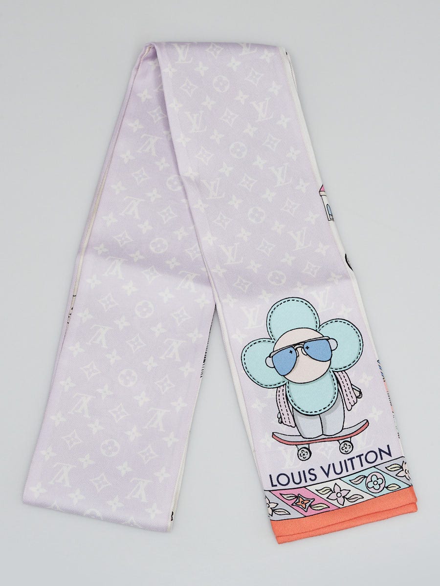 Louis Vuitton Pastel Hide And Seek Double Face Printed Silk