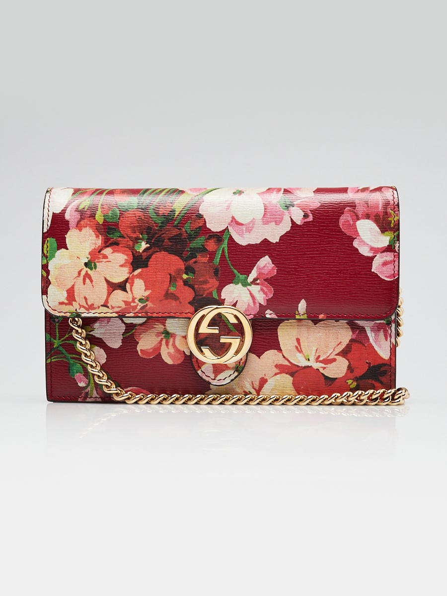 Gucci blooms hot sale wallet on chain