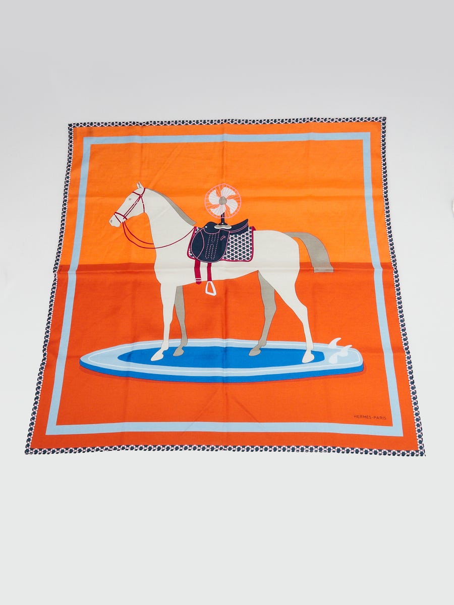 エルメス　カレ65　サーフィンファン　surfing fan スカーフ　希少 レア！ エルメス カレ65 サーフィンファン surfing fan スカーフ