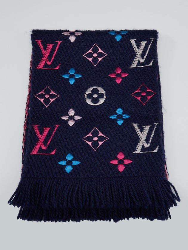 Louis Vuitton Rainbow Wool/Silk Logomania Scarf