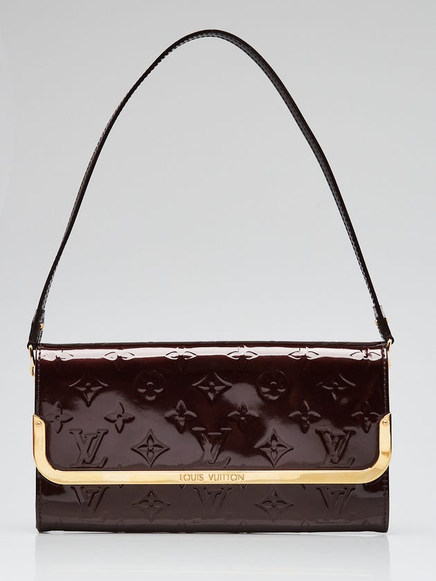 Louis Vuitton Amarante Monogram Vernis Rossmore Clutch Bag