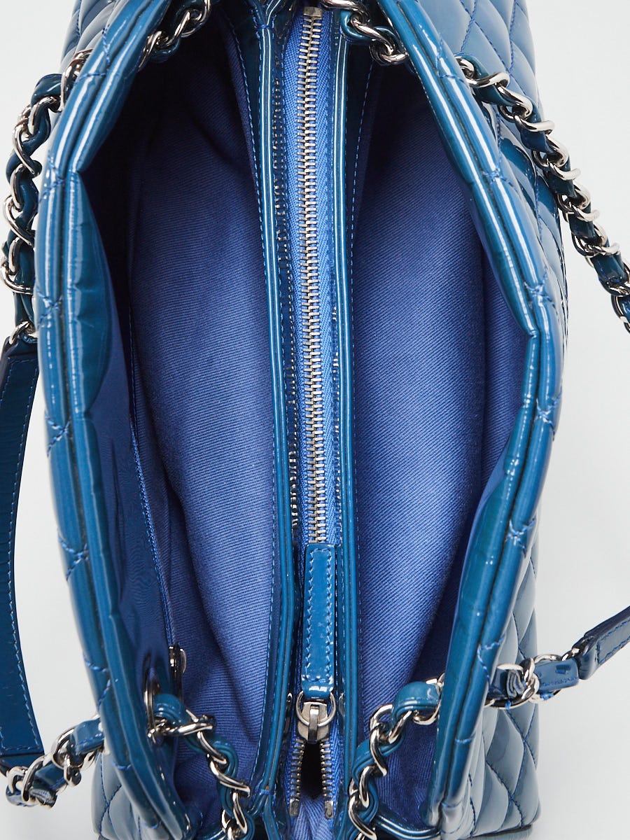 ベージュジレ　bluelea Chanel Blue Quilted Leather Just Mademoiselle Bowling Bag