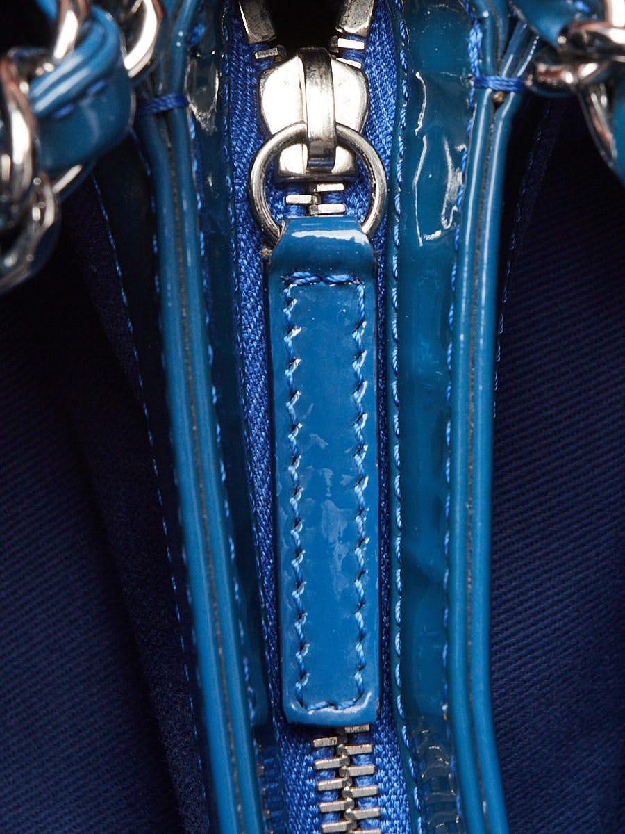 ベージュジレ　bluelea Chanel Blue Quilted Leather Just Mademoiselle Bowling Bag