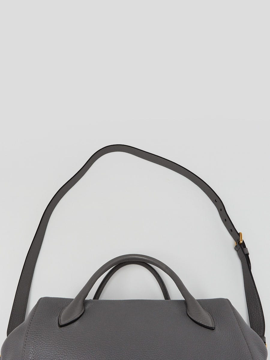 Prada Marmo Vitello Daino Leather Duffle Bag 1BB031 | Yoogi's Closet