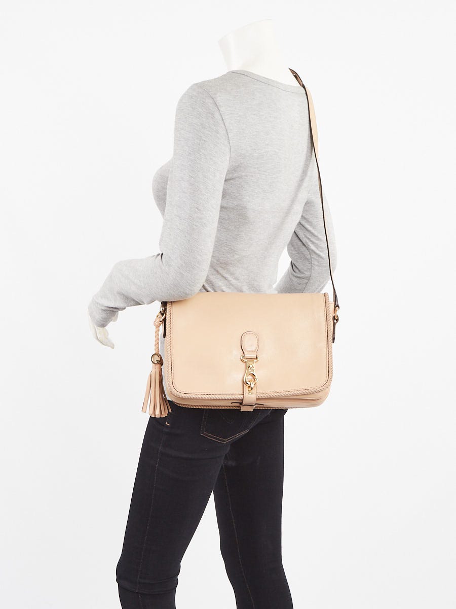 Gucci Beige Leather Marrakech Medium Flap Messenger Bag Gucci Beige Leather Marrakech Medium Flap Messenger Bag