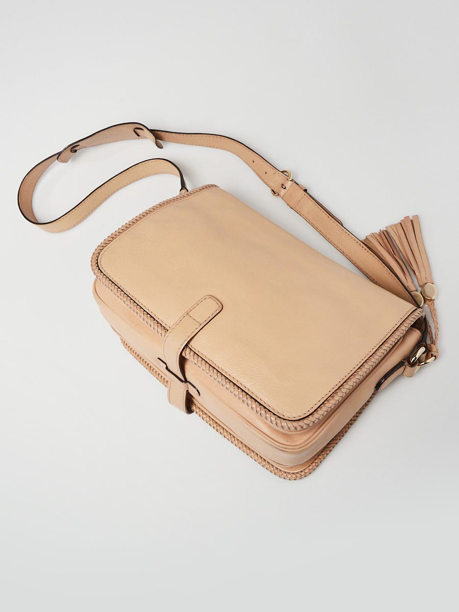 Gucci Beige Leather Marrakech Medium Flap Messenger Bag Gucci Beige Leather Marrakech Medium Flap Messenger Bag