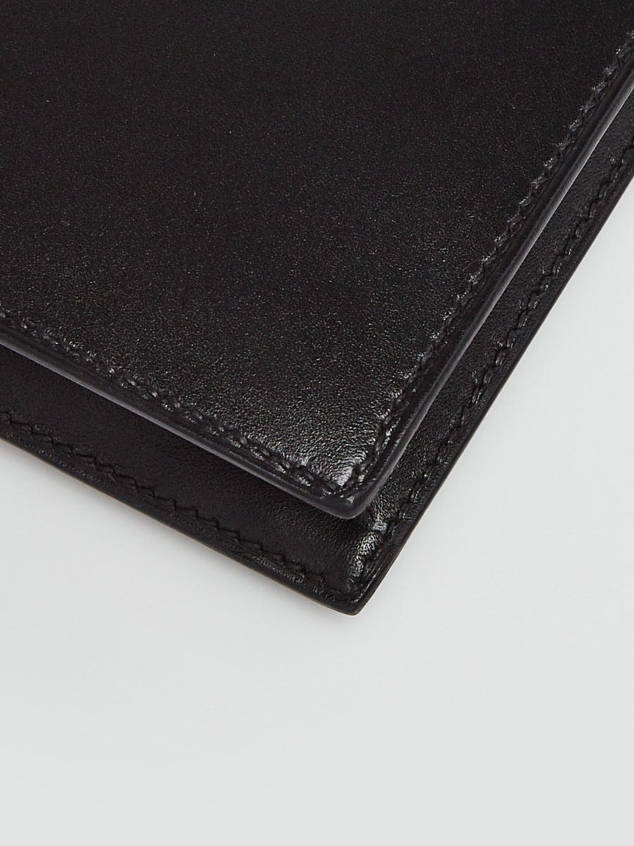 Hermes Black Tadelakt Leather Kelly Cadena Bag | Yoogi's Closet
