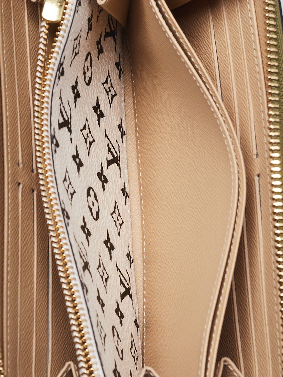 Louis Vuitton Khaki Monogram Giant Canvas Zippy Wallet | Yoogi's