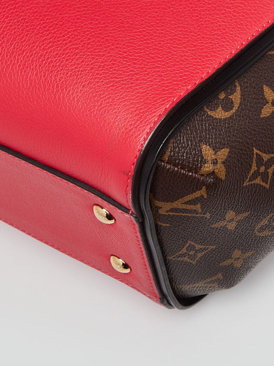 Louis Vuitton Monogram Canvas and Cerise Leather Kimono Tote Bag