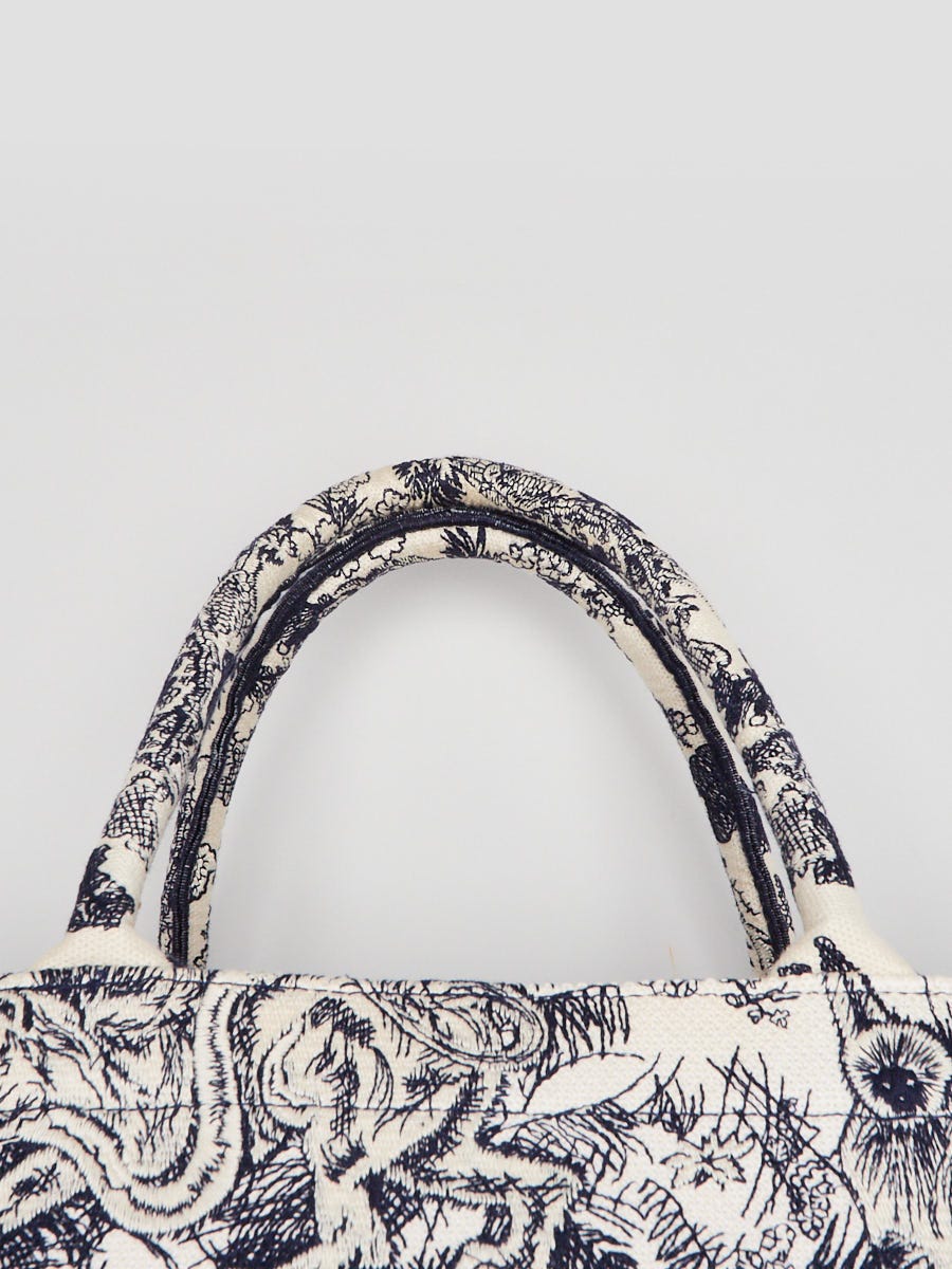 Christian Dior Blue/White Toile de Jouy Small Dioriviera