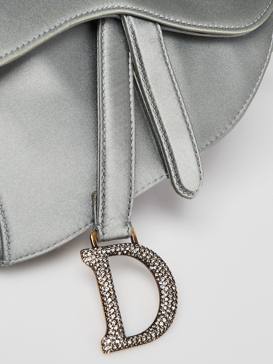 NOT KNOWING SADDLE BELTED MICRO BAG SILVER