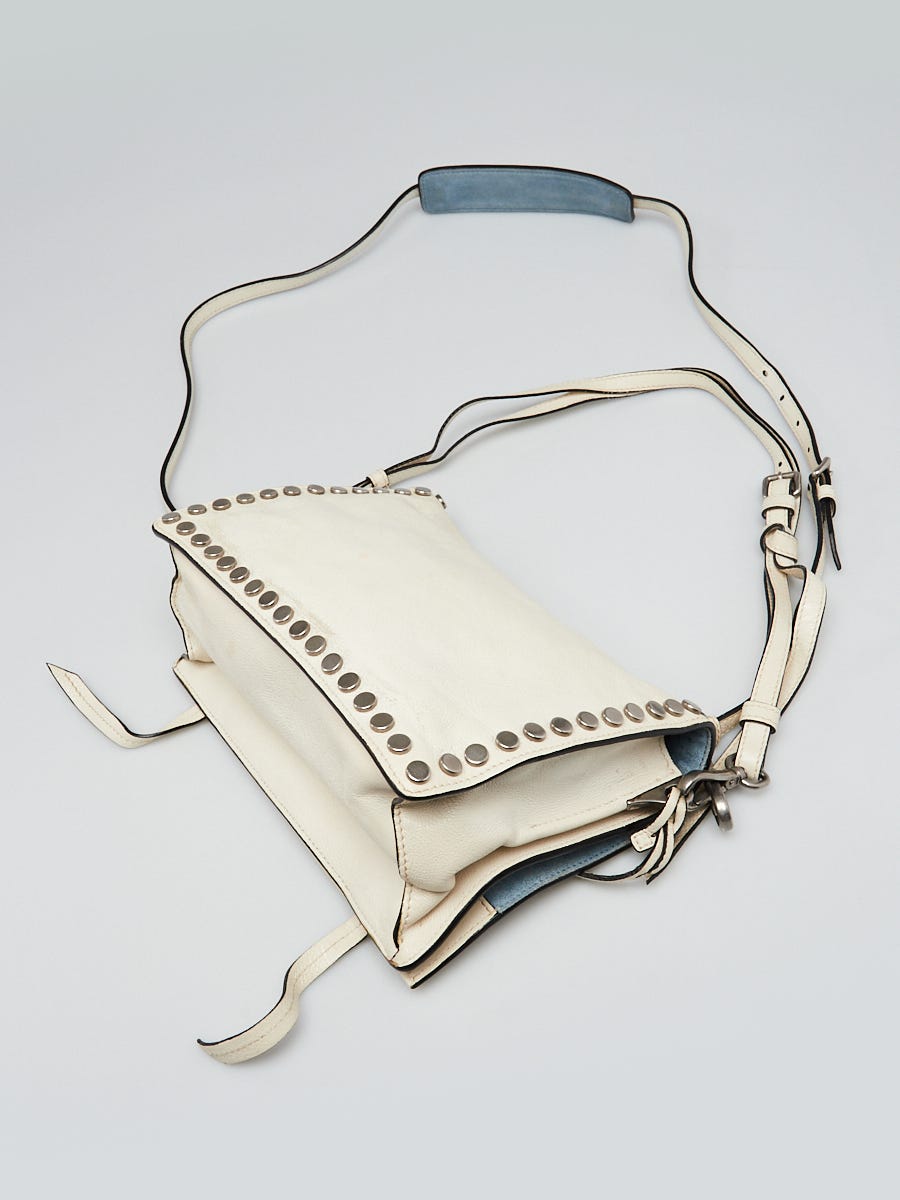 PRADA プラダ エティケット ホワイト グレイスカーフレザー 1BD082 White Leather shoulder bag | PRADA - United States