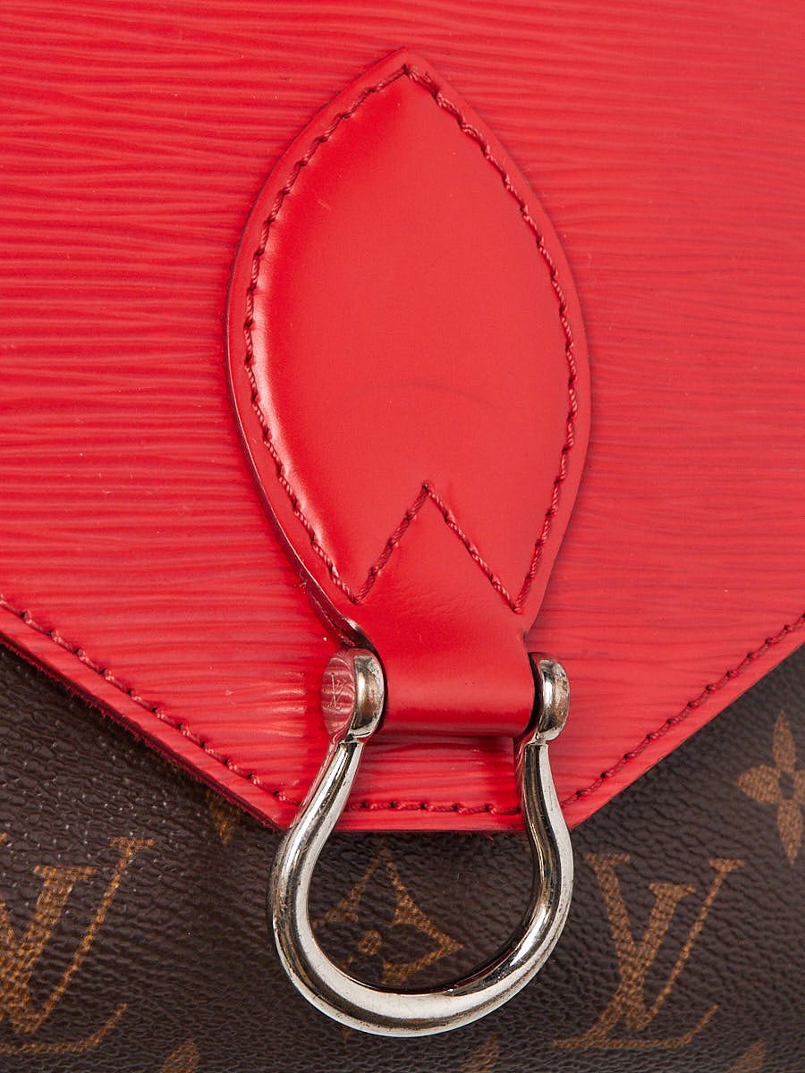 Louis Vuitton Coquelicot Epi Leather and Monogram Canvas Saint