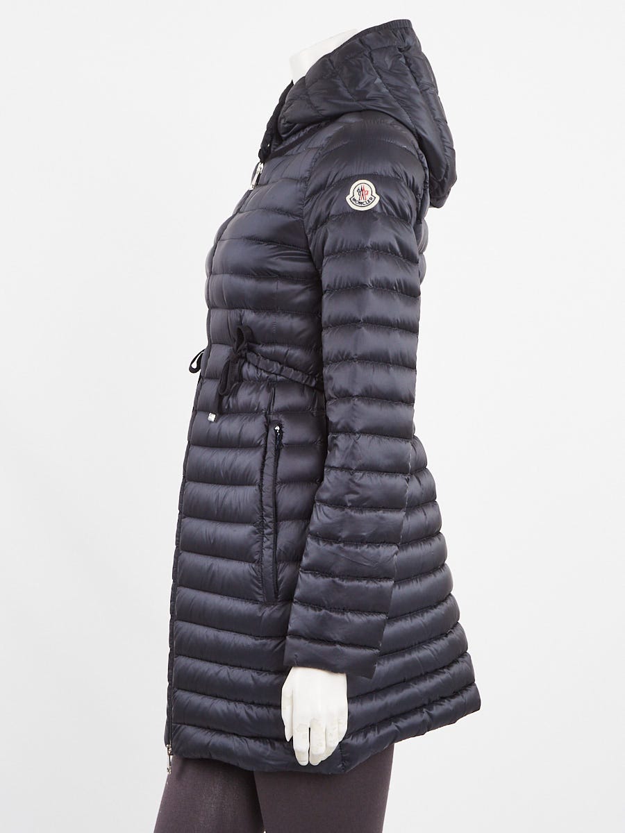 Moncler Blue Quilted Nylon Packable Barbel Down Coat Size 1 S Yoogi s Closet