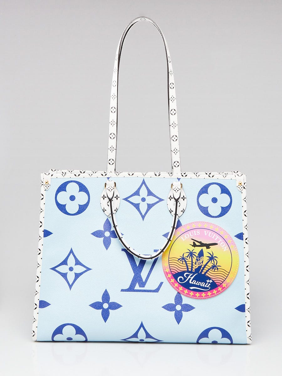 トートバッグ Louis Vuitton On the go Monogram Giant Hawaii Blue Louis Vuitton Onthego Monogram Giant Hawaii Blue | The
