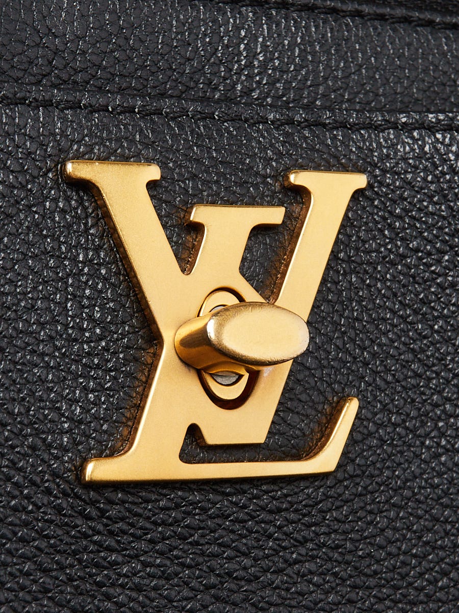 Louis Vuitton Black Leather Lockmeto Bag | Yoogi's Closet
