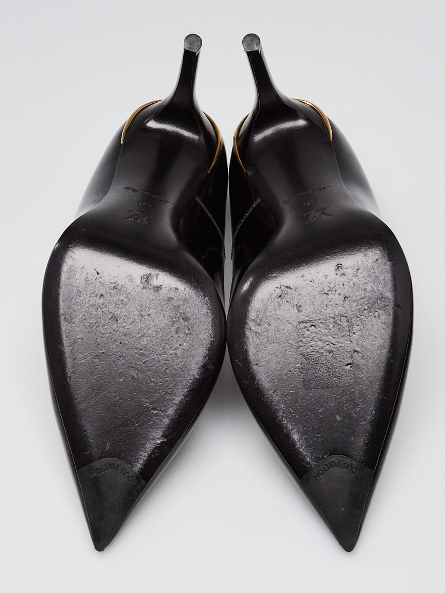 Louis Vuitton Black Leather Eyeline Pumps Size 9.5/40 Louis Vuitton Black Leather Eyeline Pumps Size 9.5/40