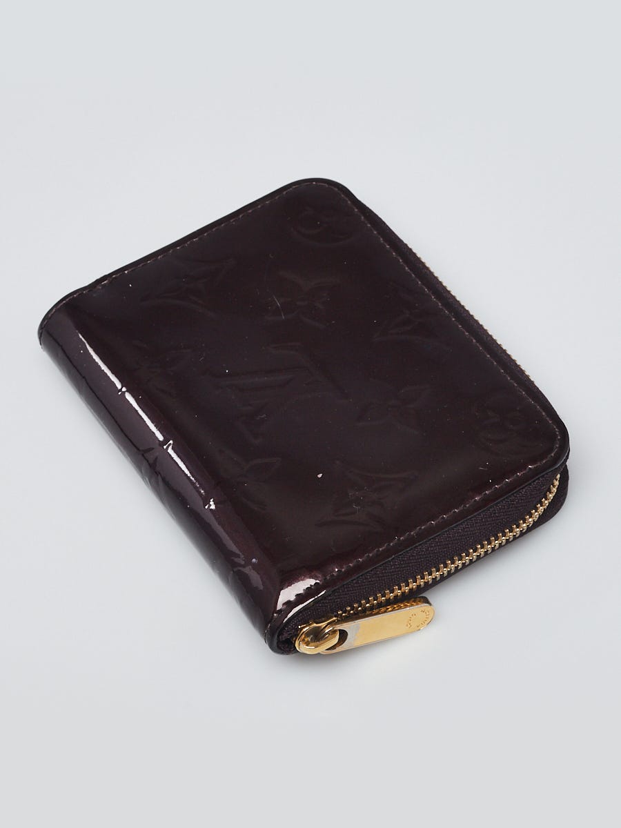 Louis Vuitton Amarante Monogram Vernis Zippy Coin Purse
