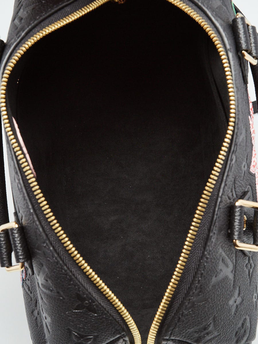 Louis Vuitton x YK Black Monogram Empreinte Speedy