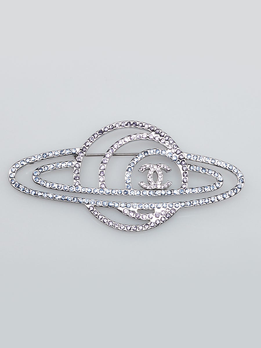 Chanel planet outlet brooch