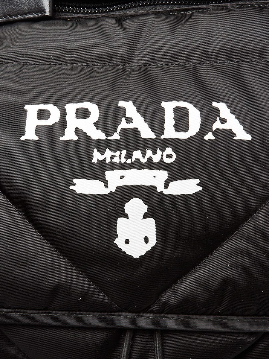 PRADA バック Prada - Flou White Leather Top Zip Camera Bag | Mitchell Stores