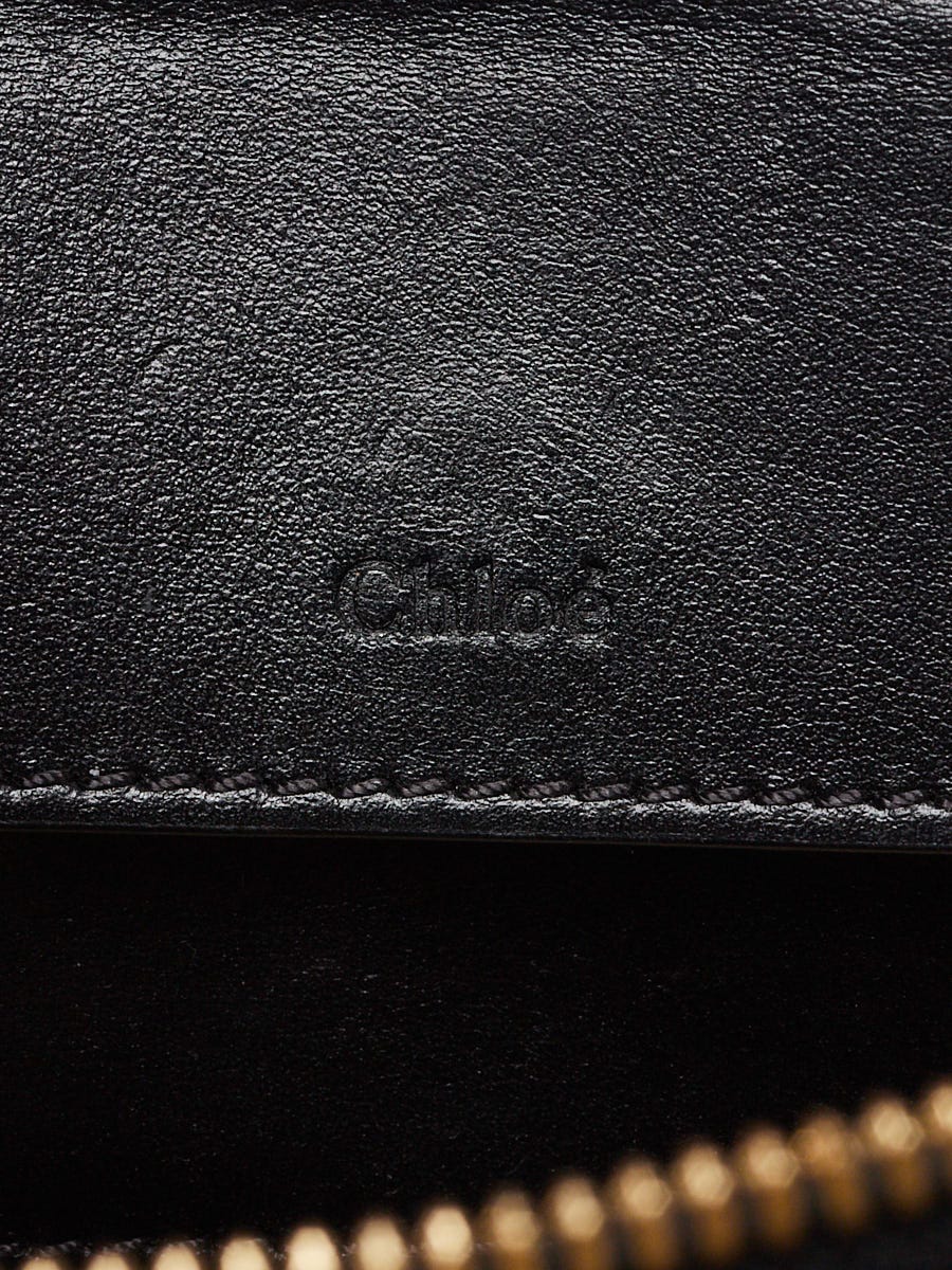 Chloe Black Leather C Mini Vanity Bag | Yoogi's Closet