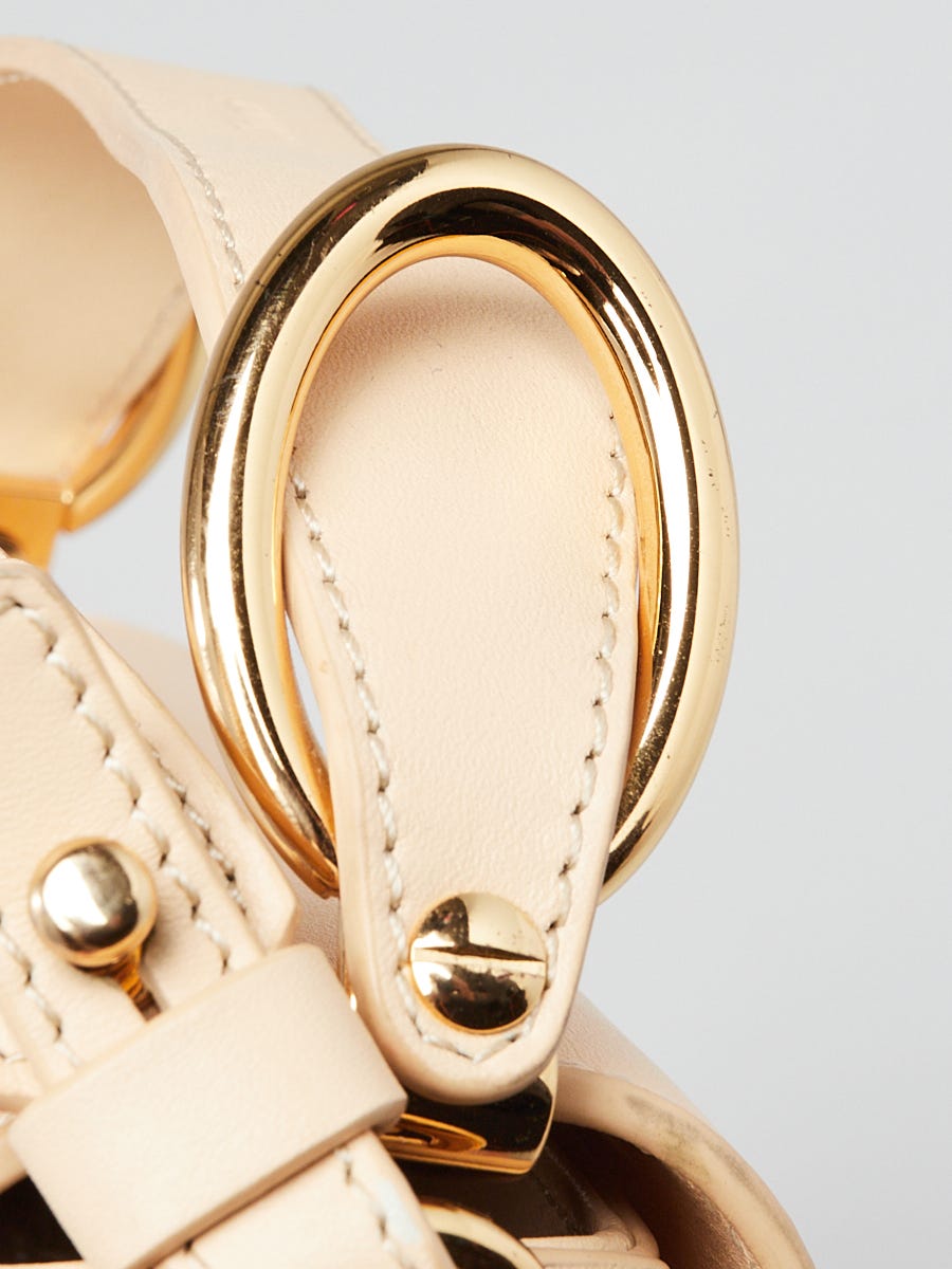 Chloe Beige Calfskin Leather Mini C Shoulder Bag | Yoogi's