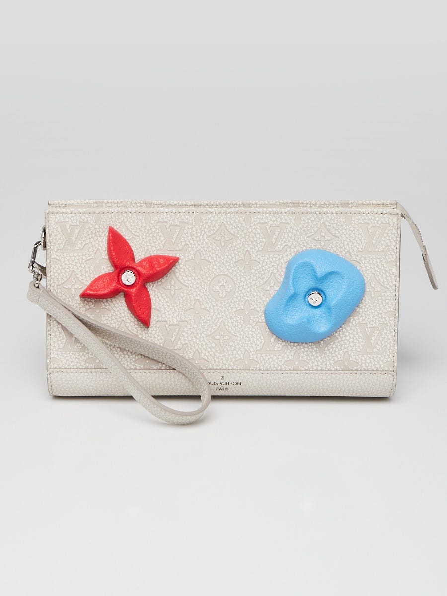 Louis Vuitton Chalk Monogram Taurillon Leather Climbing Standing
