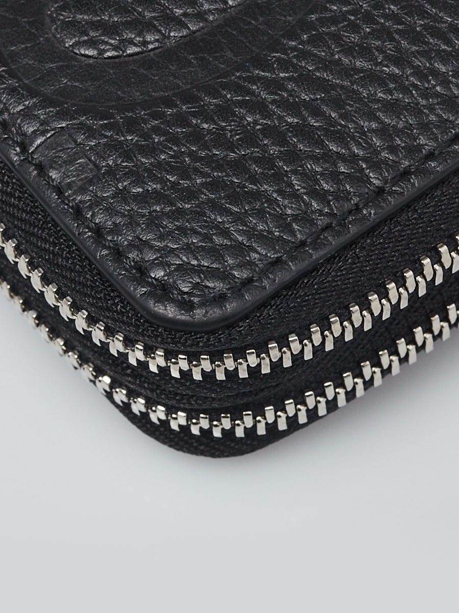 Gucci Black Leather Jumbo GG Travel Document Case | Yoogi's Closet