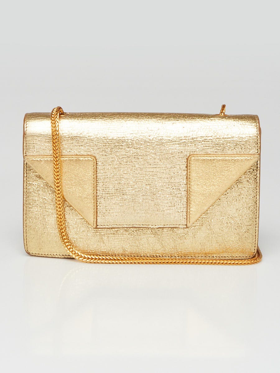 Saint Laurent Black Leather Mini Betty Flap Bag | Yoogi's Closet
