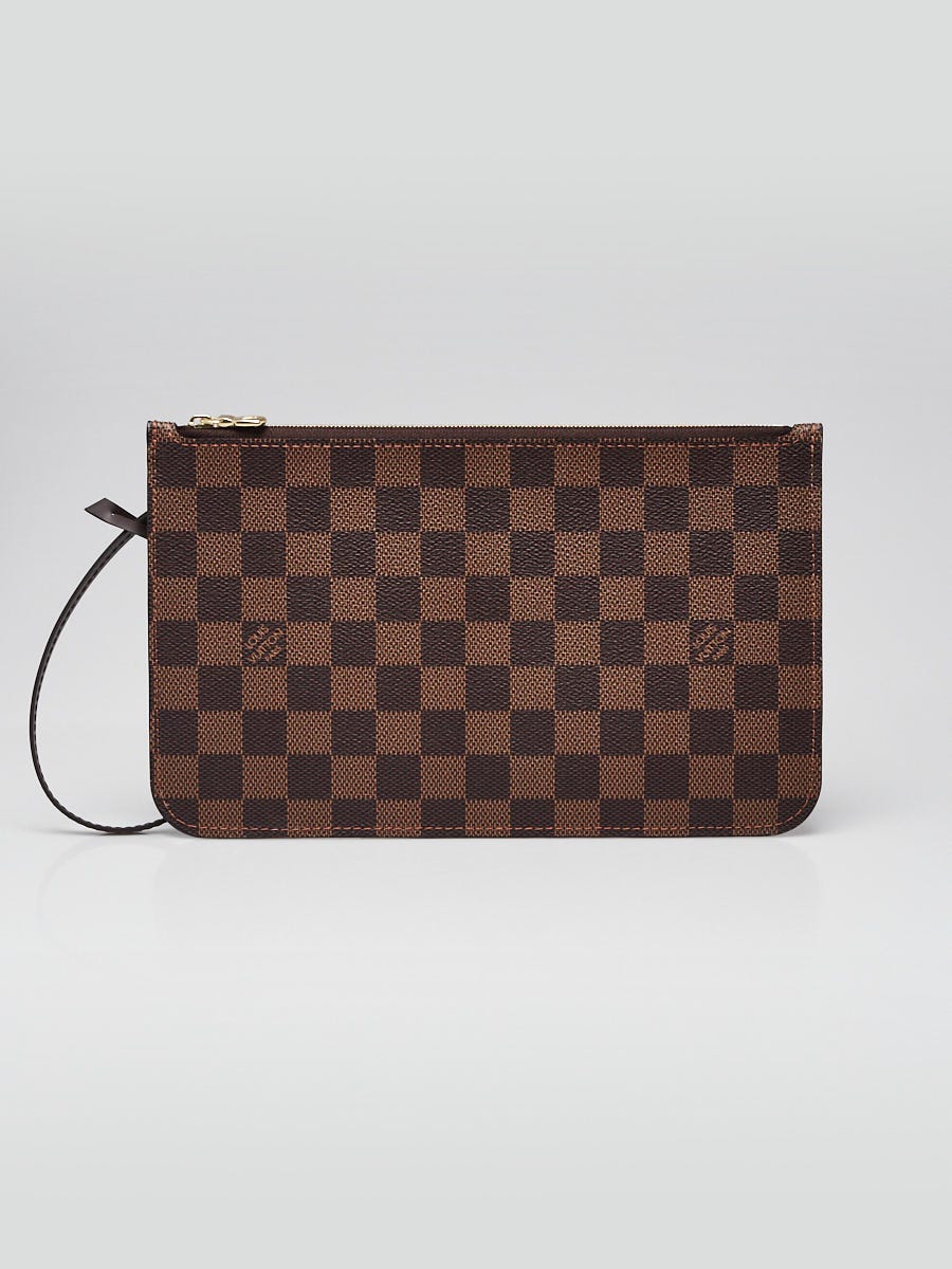 Louis Vuitton Damier Canvas Neverfull Pochette Zippered