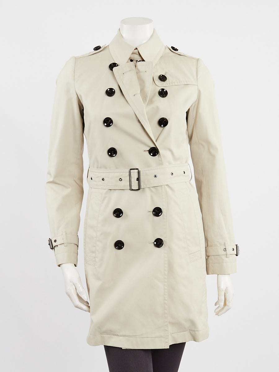 Burberry brit short trench coat best sale