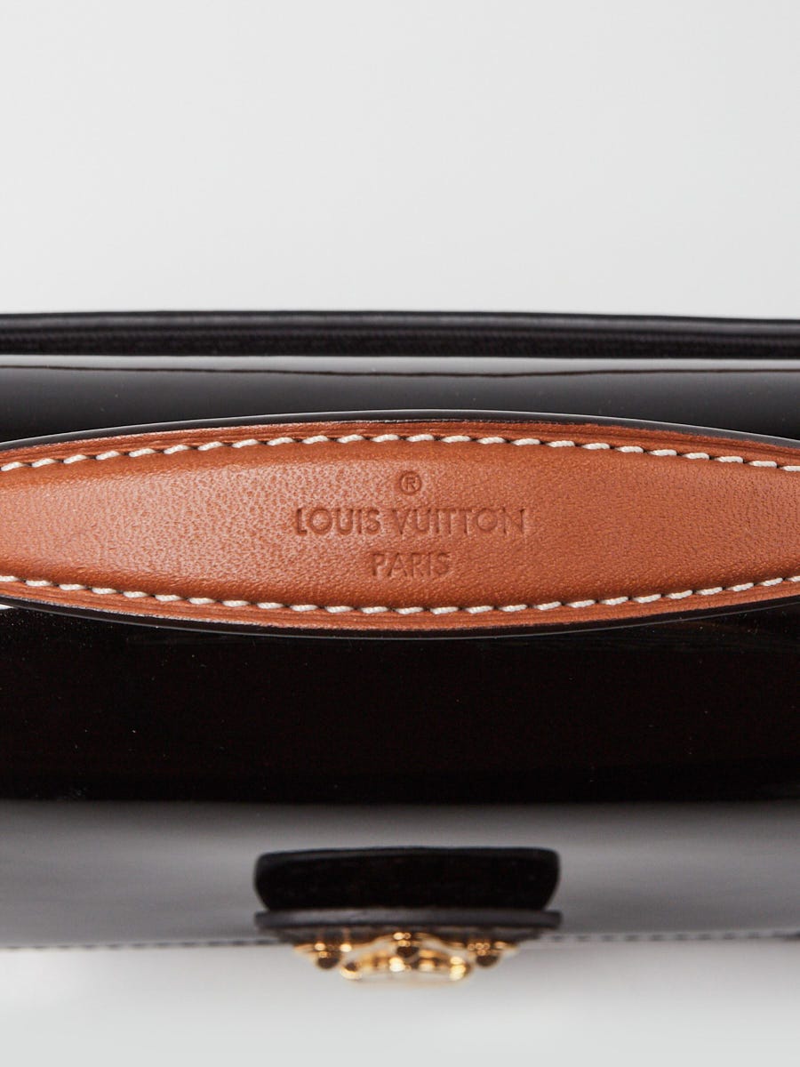 Louis Vuitton Black Vernis Leather and Monogram Canvas Cherrywood