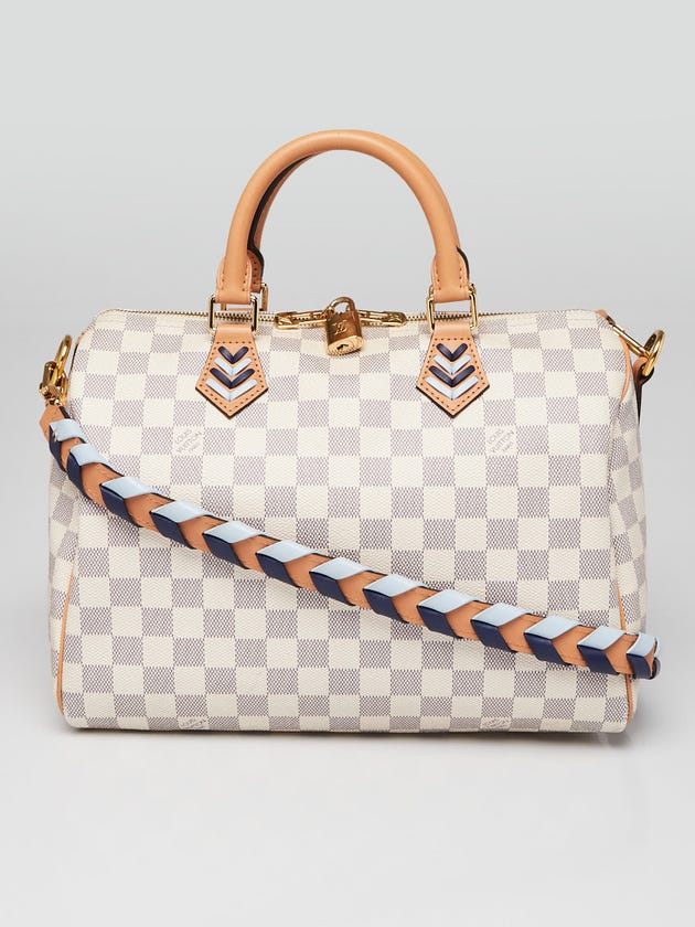 Bandouliere 30 Speedy Bandoulière 30 Damier Azur Bandouliere Bag