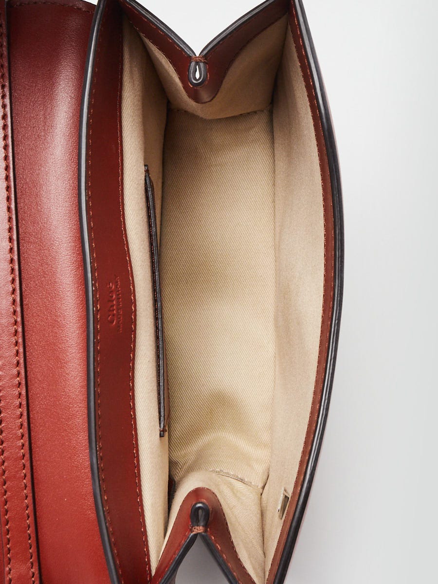 Chloe Brown Leather Mini C Chain Bag | Yoogi's Closet