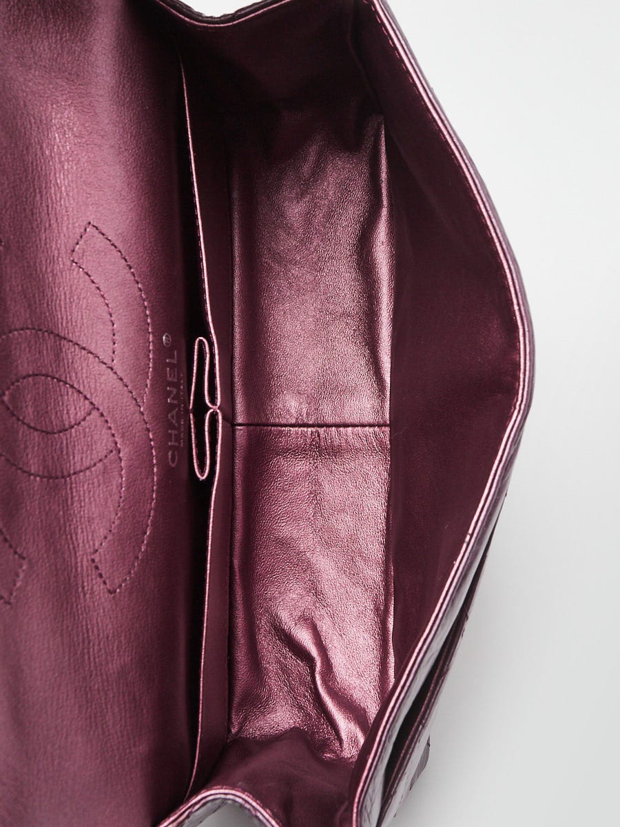 Chanel Metallic Purple 2.55 Reissue Quilted Aged Calfskin Leather